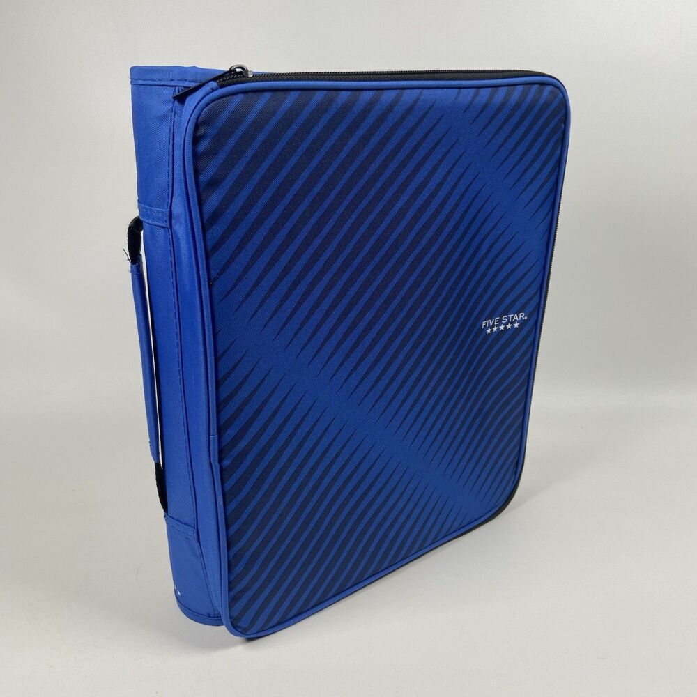 Five Star Zipper Binder, 2 Inch 3-Ring Binder for School 6 Pocket Expanding 380